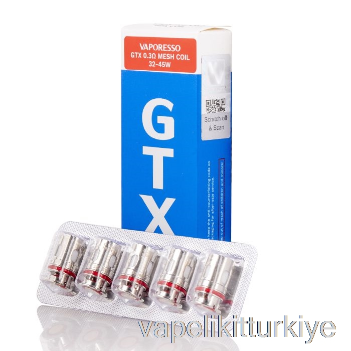 Elektronik Sigara Kalemi Vape Mate Vaporesso Gtx Yedek Bobinler 0.3ohm Gtx örgü Bobinler